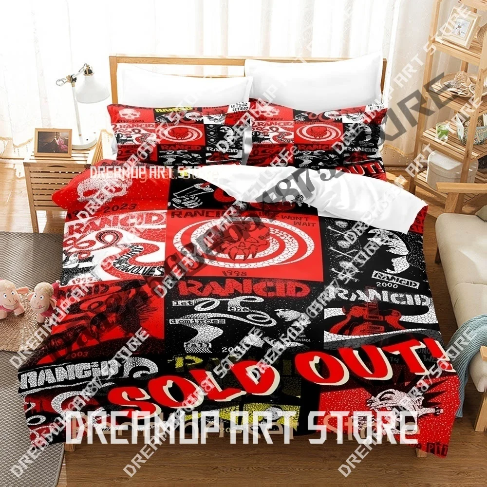 3D Print Band Rancids Bedding Set Single Twin Full Queen King Size Bed Set Adult Kid Bedroom Duvetcover Sets Bed Sheet
3D Print Band Rancids Bedding Set Single Twin Full Queen King Size Bed Set Adult Kid Bedroom Duvetcover Sets Bed Sheet