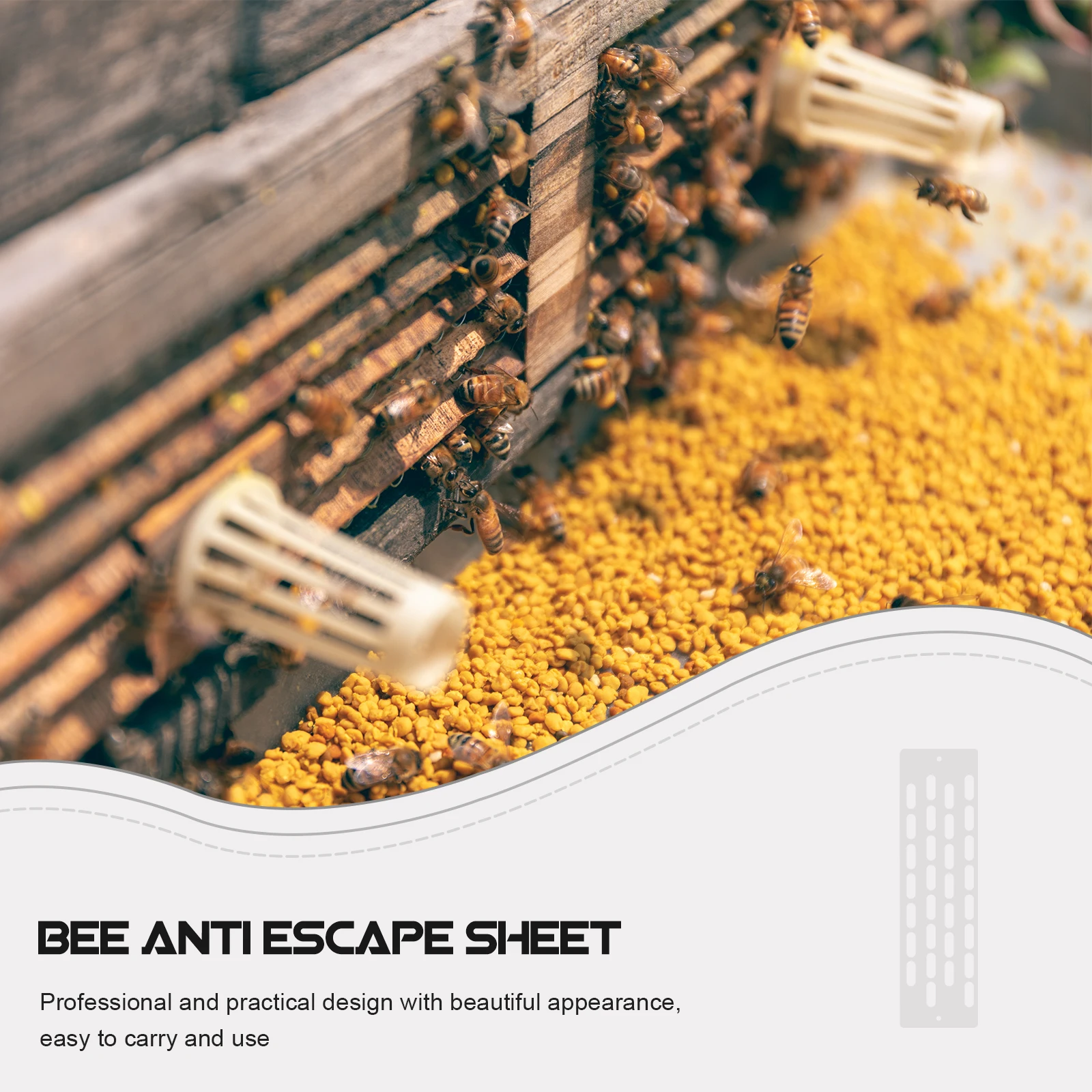 50pcs Bee Escape Gasket Nest Door Queen Hive Accessories Reducer Anti Run Plastic Protective Tool Multi Hole Entrance Sheet
50pcs Bee Escape Gasket Nest Door Queen Hive Accessories Reducer Anti Run Plastic Protective Tool Multi Hole Entrance Sheet