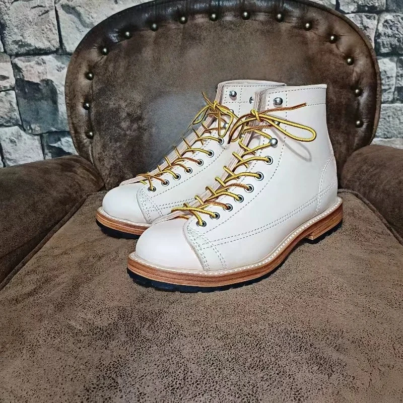 Handmade Genuine Leather Retro Work Chelsea Boots Men's High Top Shoes Motorcycle Outdoor Casual Desert Ankle Boots Male
Handmade Genuine Leather Retro Work Chelsea Boots Men's High Top Shoes Motorcycle Outdoor Casual Desert Ankle Boots Male