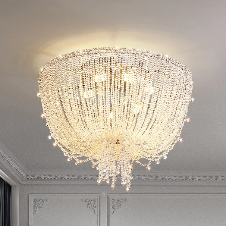 Light Luxury French Crystal Warm Bedroom, Restaurant Pendant Light, High Grade Cream Style
Light Luxury French Crystal Warm Bedroom, Restaurant Pendant Light, High Grade Cream Style