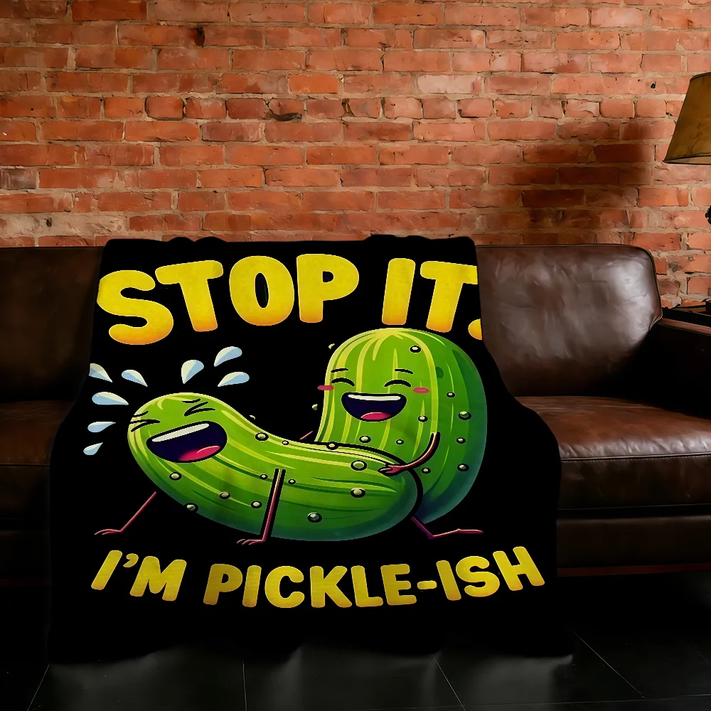 Funny P-pickles Blanket Super Warm Comfortable Plush Throw Blanket Child Home Sofa Bedroom Gift
Funny P-pickles Blanket Super Warm Comfortable Plush Throw Blanket Child Home Sofa Bedroom Gift