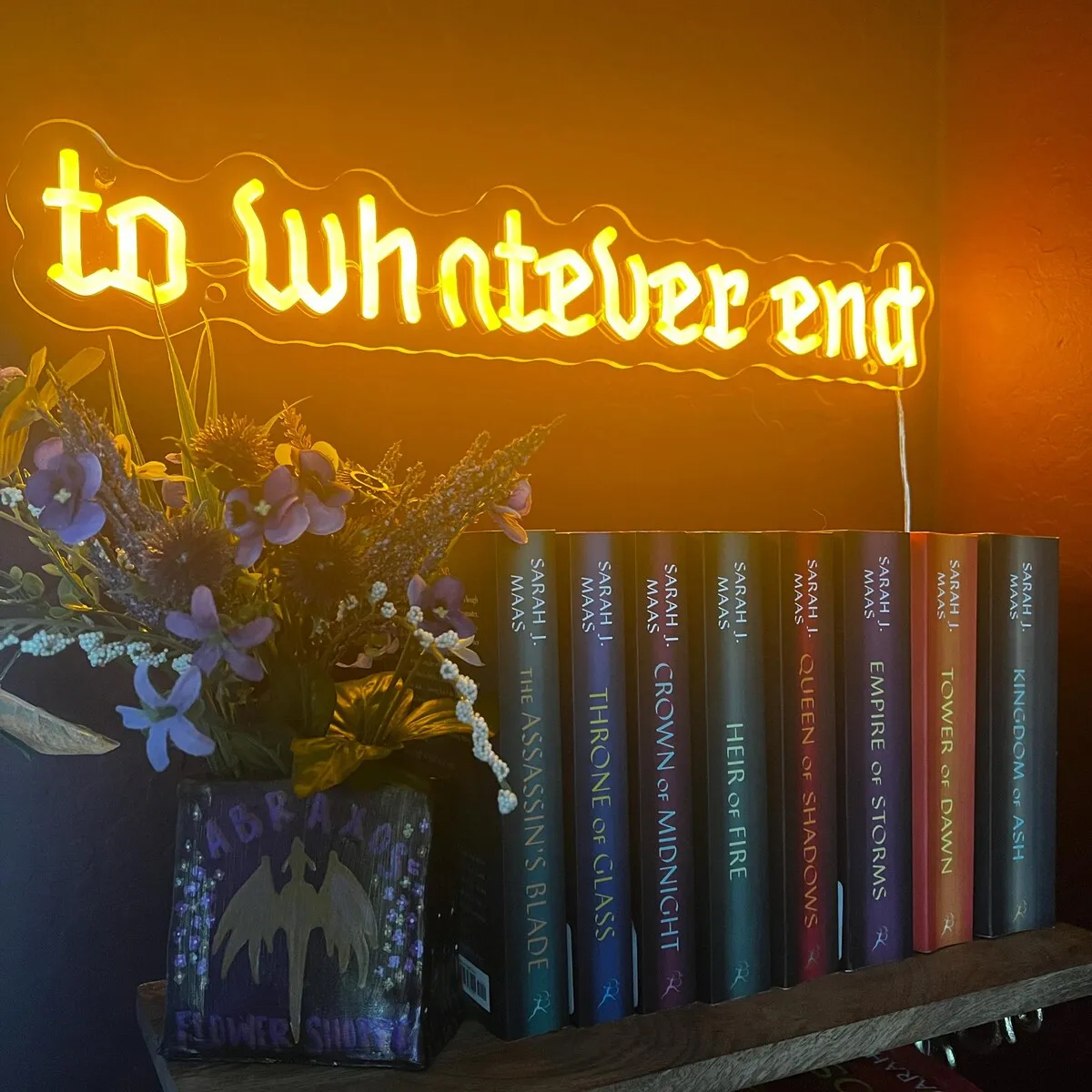To Whatever End Neon Sign: ACOTAR Fantasy Book Quote Decor, Gothic Book Club Decor Led Neon Light Sign, Custom Gothic Neon Sign
To Whatever End Neon Sign: ACOTAR Fantasy Book Quote Decor, Gothic Book Club Decor Led Neon Light Sign, Custom Gothic Neon Sign