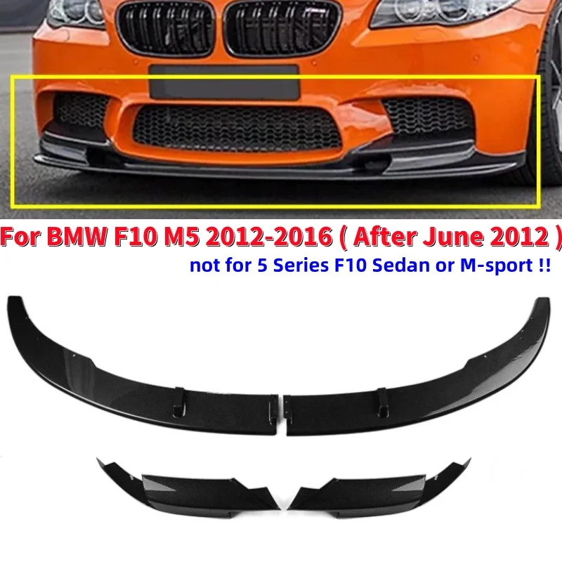 4pcs/set Car Front Bumper Lip Diffuser Spoiler Kit For BMW F10 M5 2012-2016 ( After June 2012 )
4pcs/set Car Front Bumper Lip Diffuser Spoiler Kit For BMW F10 M5 2012-2016 ( After June 2012 )