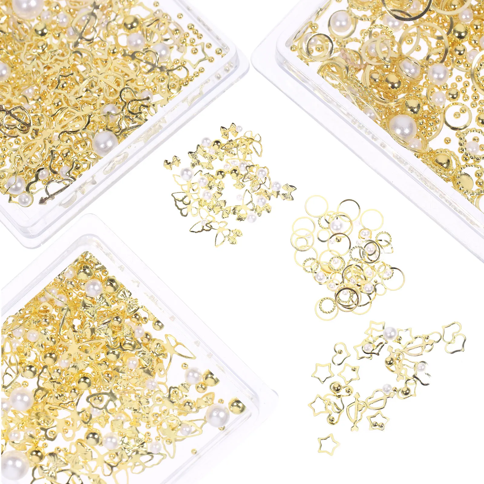 Nail Decoration Accessories 3 Boxes Lovely Charms Imitation Pearls for Manicure Salon Home Use Nail Supplies
Nail Decoration Accessories 3 Boxes Lovely Charms Imitation Pearls for Manicure Salon Home Use Nail Supplies