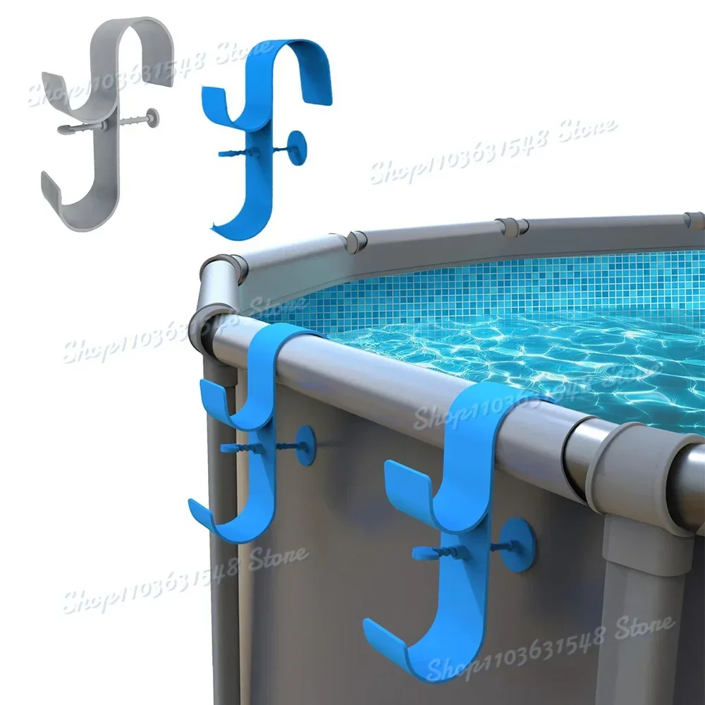 New 1/2pcs Pool Pipe Holder Hook Adjustable Swimming Pool Side Storage Shelf Poolside Pool Leaf Skimmer Net Holder Accessories
New 1/2pcs Pool Pipe Holder Hook Adjustable Swimming Pool Side Storage Shelf Poolside Pool Leaf Skimmer Net Holder Accessories