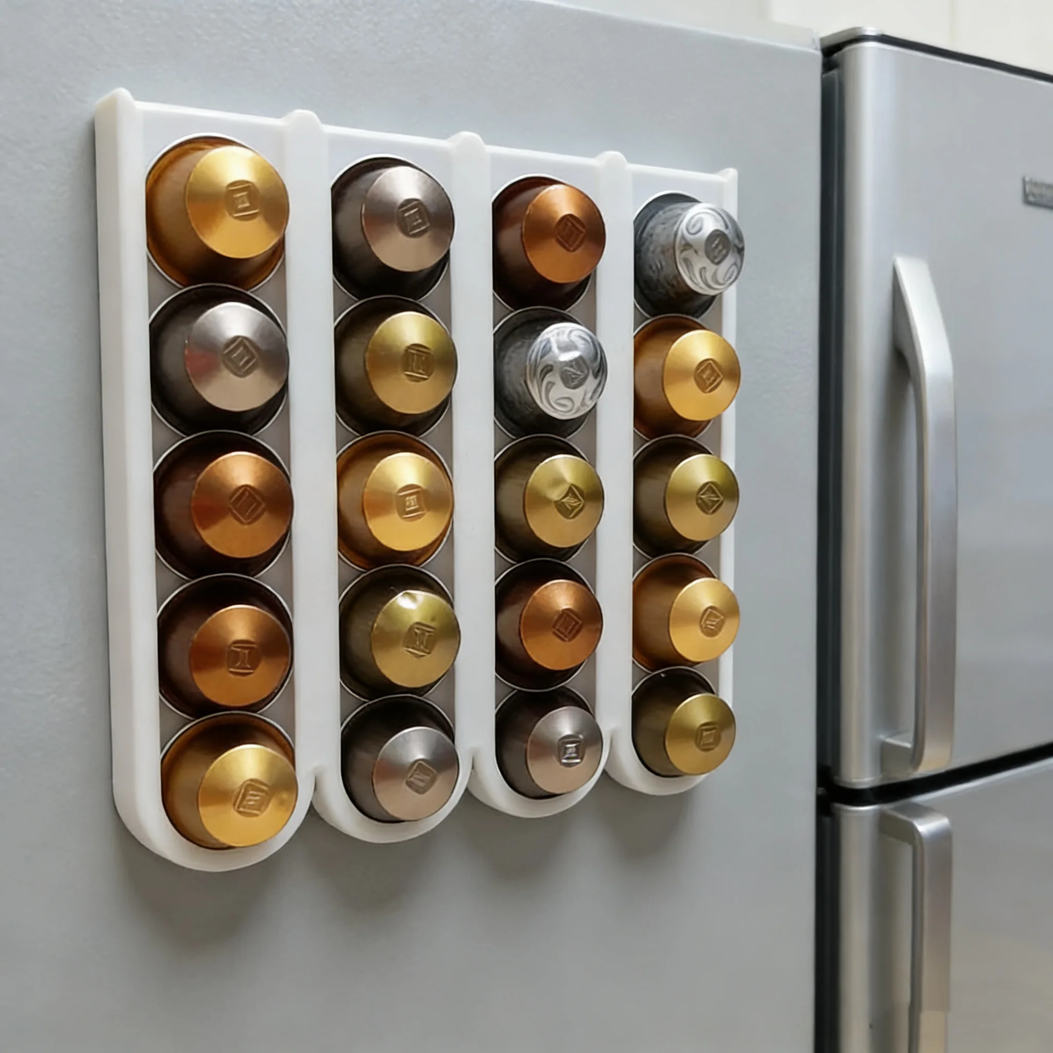 magnetic coffee pod holder Space-saving High-capacity Designed for heavy coffee users Modular ready No-drill
magnetic coffee pod holder Space-saving High-capacity Designed for heavy coffee users Modular ready No-drill
