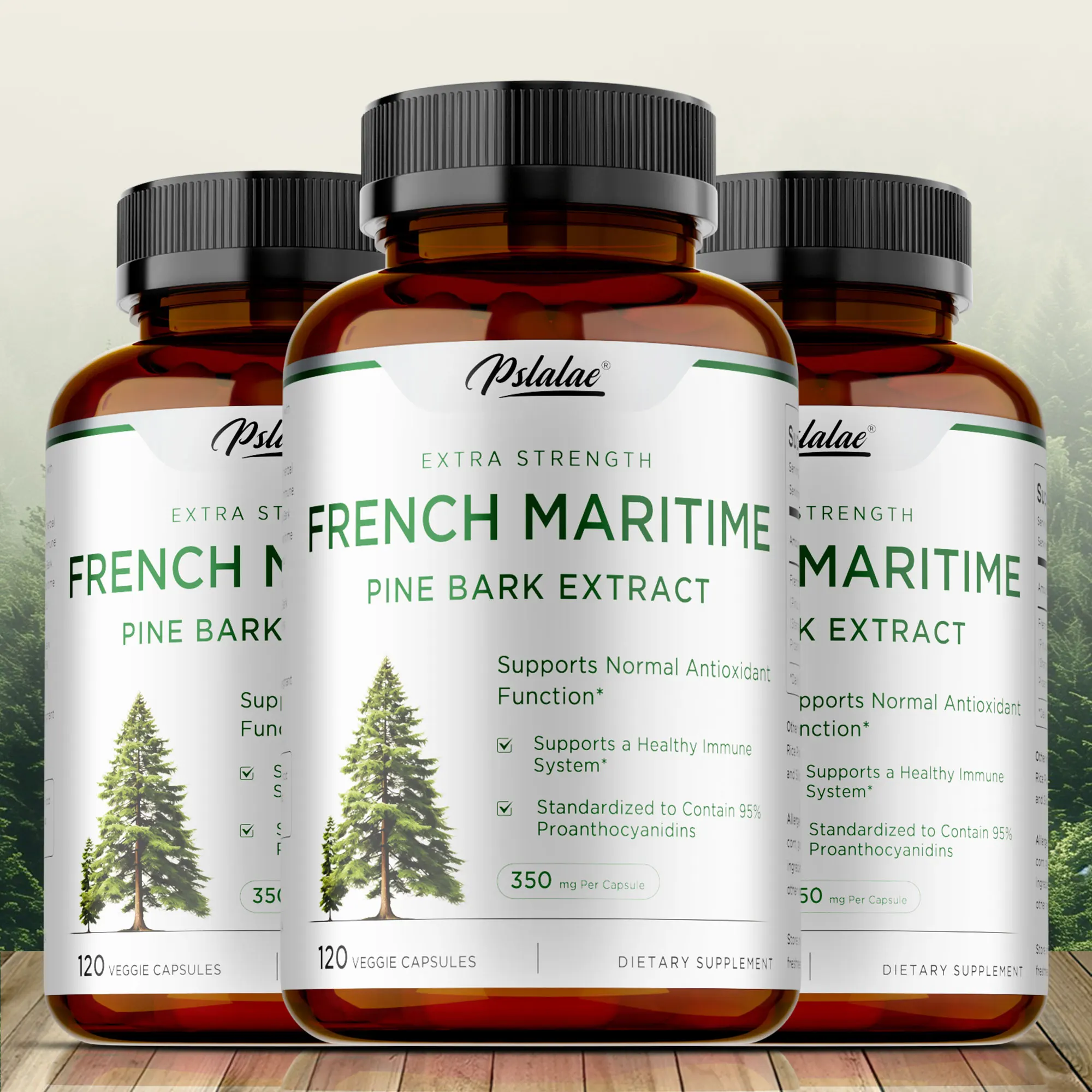 French Maritime Pine Bark Extract - Anti-aging, Reduces Anxiety and Stress, Blood Circulation, Boosts Immunity, Increase Energy
French Maritime Pine Bark Extract - Anti-aging, Reduces Anxiety and Stress, Blood Circulation, Boosts Immunity, Increase Energy