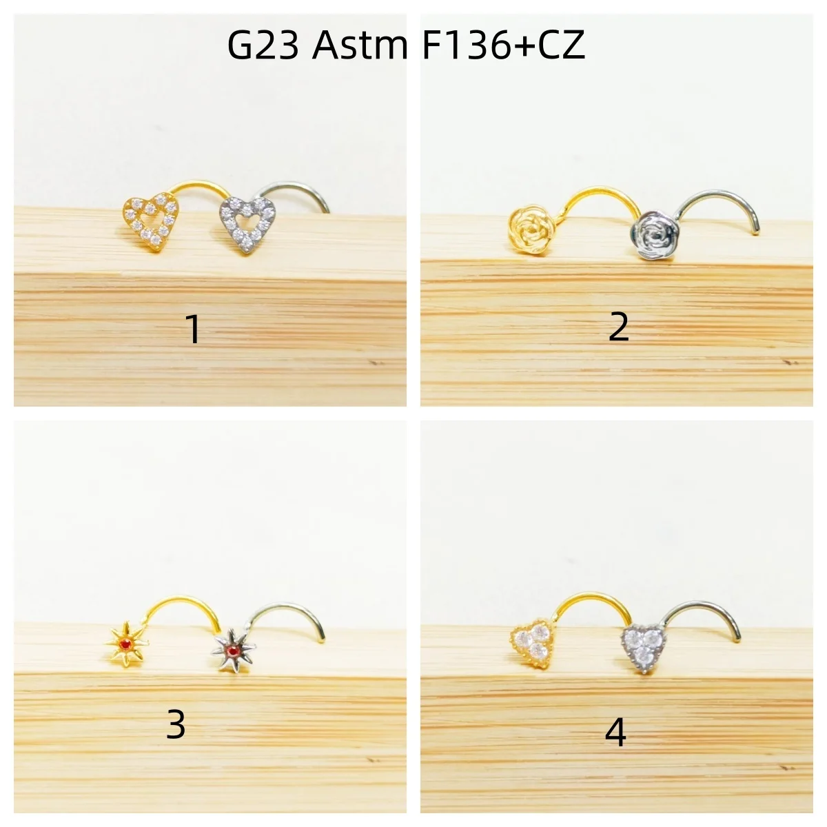 10 шт./лот G23 титановый пирсинг 20 г розовое сердце CZ шпильки для носа винт кривая пирсинг носа ювелирные изделия для пирсинга
10 шт./лот G23 титановый пирсинг 20 г розовое сердце CZ шпильки для носа винт кривая пирсинг носа ювелирные изделия для пирсинга