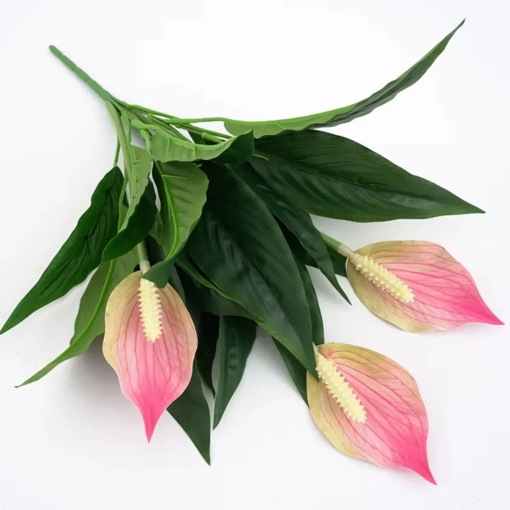 Real Touch Plastic Artificial Green Plants Green Plants Tree Branch Fake Anthurium Palm Tree Leaves Desktop
Real Touch Plastic Artificial Green Plants Green Plants Tree Branch Fake Anthurium Palm Tree Leaves Desktop
