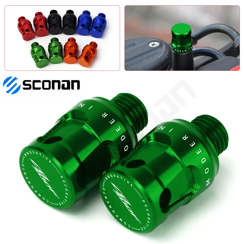For Honda CB CB125R CB300R CB500F CB500X Motorcycle M10*1.25 CNC Aluminum Mirror Hole Plugs Screws Bolt Accessories
For Honda CB CB125R CB300R CB500F CB500X Motorcycle M10*1.25 CNC Aluminum Mirror Hole Plugs Screws Bolt Accessories