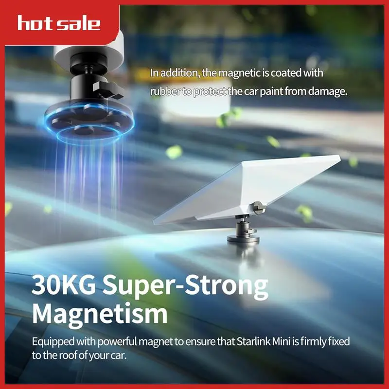 A52I-For Starlink Mini Magnetic Mount Car Roof Mount Forstarlink Adjustable Angle Magnetic Mounting Bracket
A52I-For Starlink Mini Magnetic Mount Car Roof Mount Forstarlink Adjustable Angle Magnetic Mounting Bracket