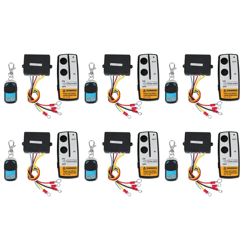 6X 12V 12Volt 50Ft Winch Wireless Remote Control Set For Truck Jeep ATV Warn Ramsey
6X 12V 12Volt 50Ft Winch Wireless Remote Control Set For Truck Jeep ATV Warn Ramsey