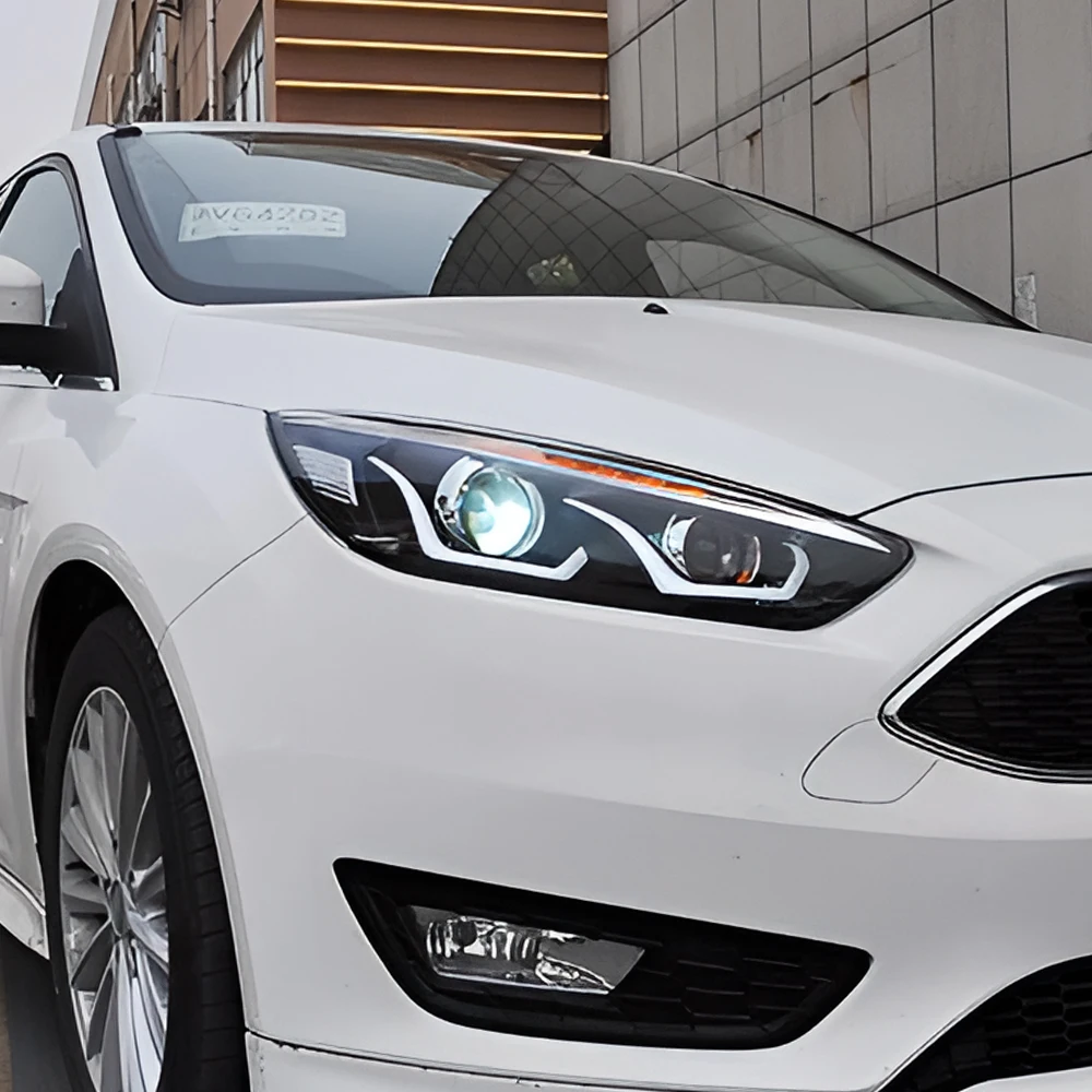 Передние светодиодные фары для Ford Focus 2015-2018: комплект для модернизации с высококачественными дневными ходовыми огнями и двойными линзами-проекторами
Передние светодиодные фары для Ford Focus 2015-2018: комплект для модернизации с высококачественными дневными ходовыми огнями и двойными линзами-проекторами