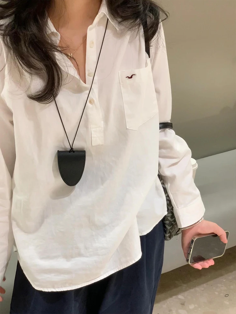 Ele Embroidered Linen White irt для женщин Long Sve Unique Sle Commute Faion Осенний элитный топ
Ele Embroidered Linen White irt для женщин Long Sve Unique Sle Commute Faion Осенний элитный топ