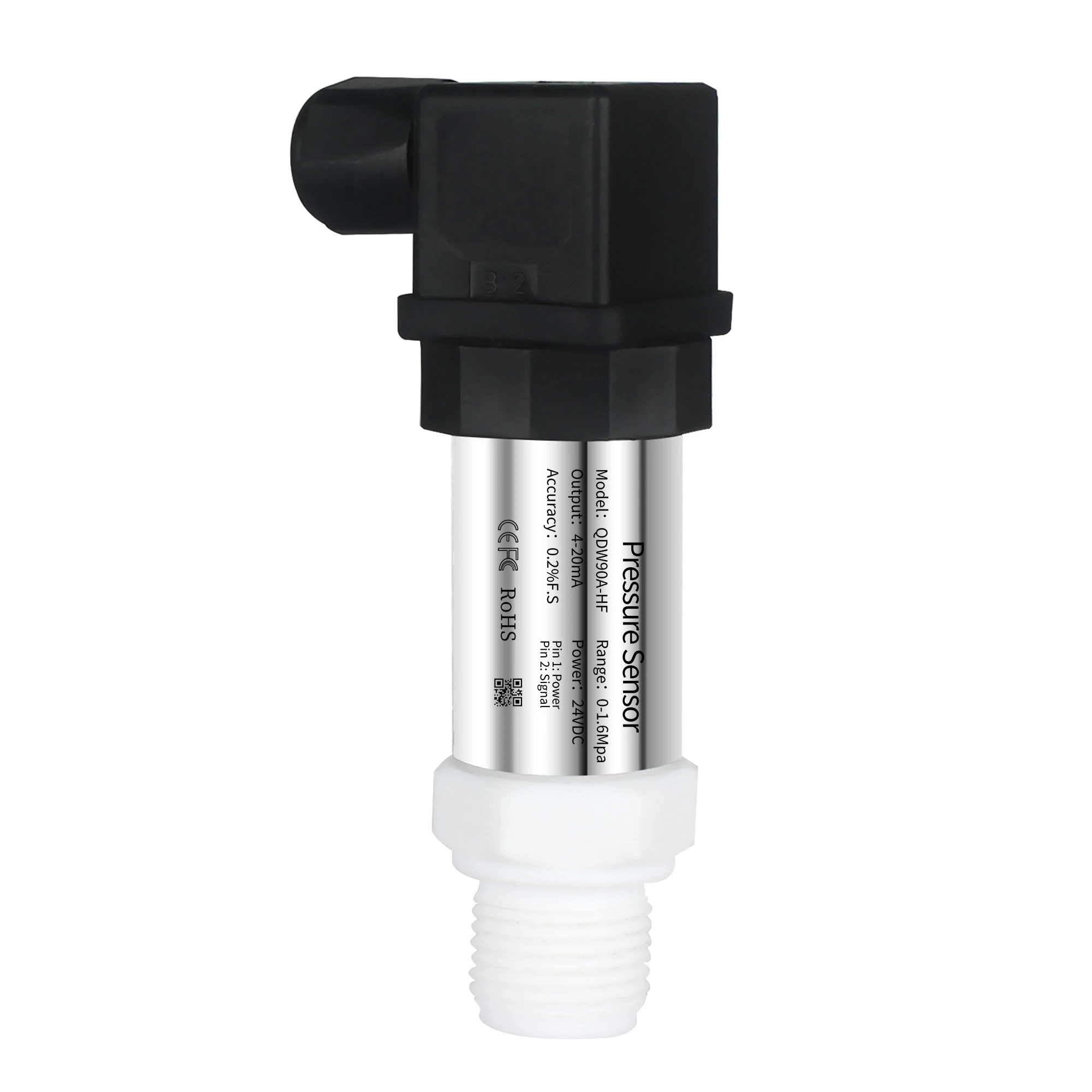 NPT1/4 Anti-corrosive Pressure Sensor Transducer PTFE 600kpa 4-20mA 0-10V 0-5V RS485 Water PressrueTransmitter
NPT1/4 Anti-corrosive Pressure Sensor Transducer PTFE 600kpa 4-20mA 0-10V 0-5V RS485 Water PressrueTransmitter
