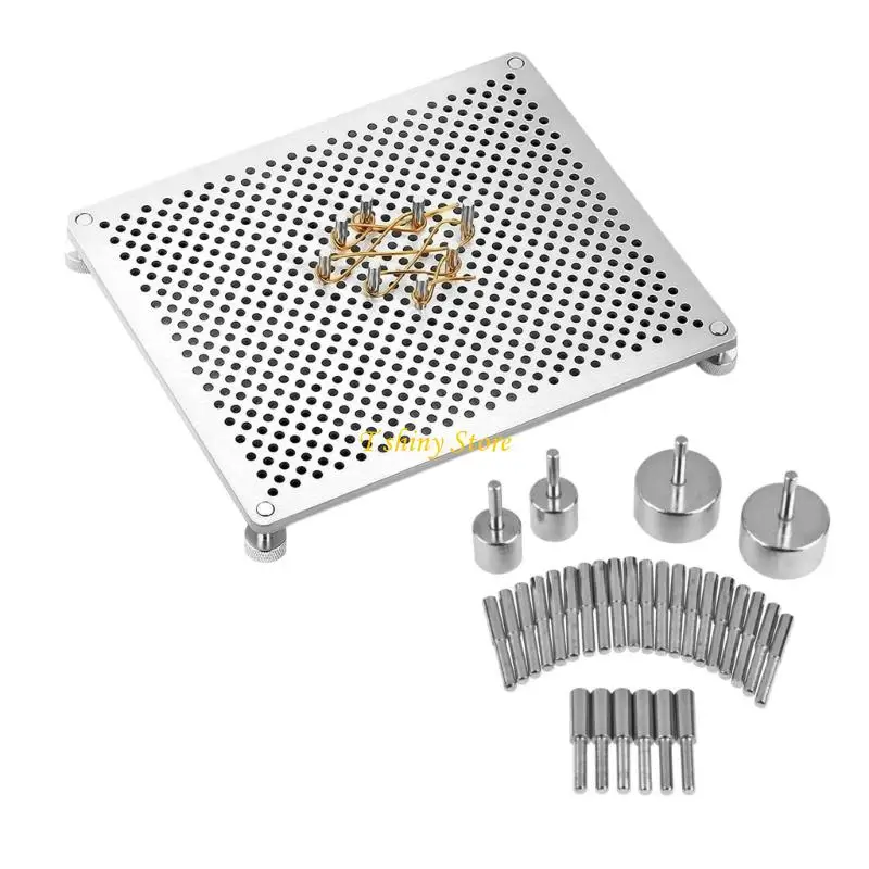 N58F Thin Metal Crafting Tool for Secure Wire Positioning in Jewelry Assembly
N58F Thin Metal Crafting Tool for Secure Wire Positioning in Jewelry Assembly