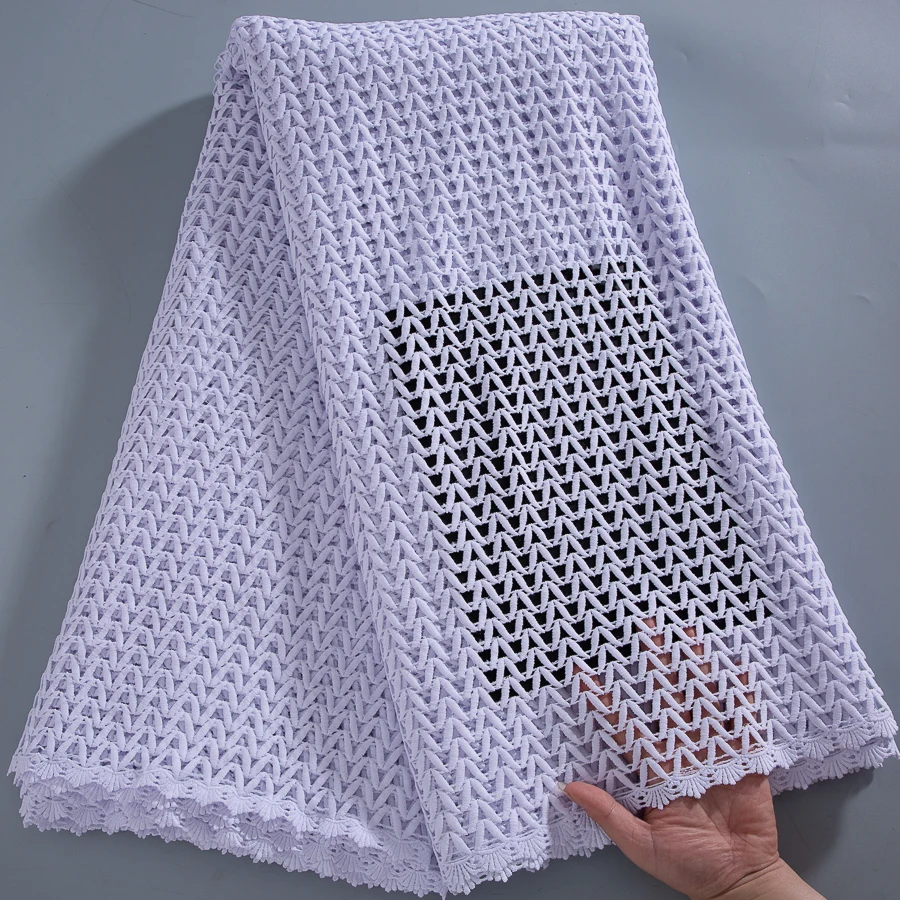 Роскошная кружевная ткань из чистого белого гипюрового шнура - 2025, водорастворимая вышивка и отверстия для свадебных, платьев, штор и поделок
Роскошная кружевная ткань из чистого белого гипюрового шнура - 2025, водорастворимая вышивка и отверстия для свадебных, платьев, штор и поделок