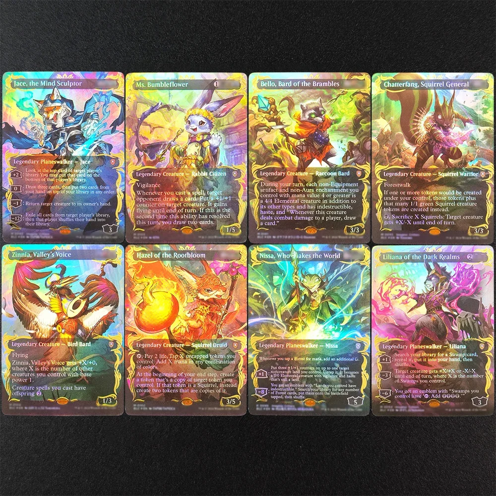 Коллекционные карты Magic: The Gathering Proxy TCG: Zinnia, Ms.Bumbleflower, Rootbloom, Brambles, Makes Genera Realms, Sculptor, Top Gathering Game Trading Cards
Коллекционные карты Magic: The Gathering Proxy TCG: Zinnia, Ms.Bumbleflower, Rootbloom, Brambles, Makes Genera Realms, Sculptor, Top Gathering Game Trading Cards