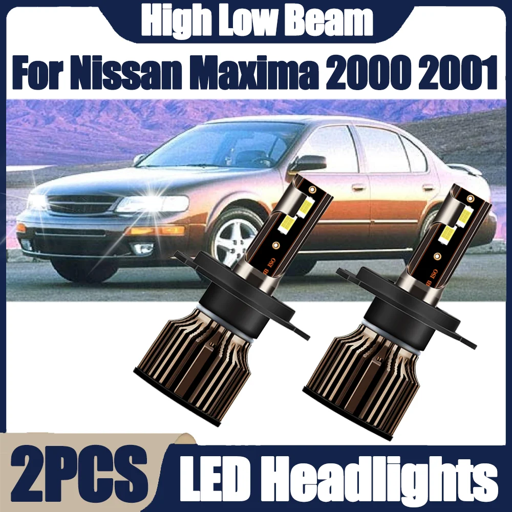 2PCS 3570 CSP Chips H4 LED Headlight Bulbs 130W High Low Beam Car Headlamps 6000K White 30000LM 12V For Nissan Maxima 2000 2001
2PCS 3570 CSP Chips H4 LED Headlight Bulbs 130W High Low Beam Car Headlamps 6000K White 30000LM 12V For Nissan Maxima 2000 2001