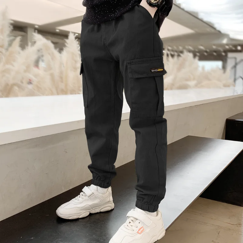 Boys Fleece Lined Cotton Cargo Pants Toddler Casual Joggers Children Workwear Fashionable Kids Trousers New Arrival
Boys Fleece Lined Cotton Cargo Pants Toddler Casual Joggers Children Workwear Fashionable Kids Trousers New Arrival