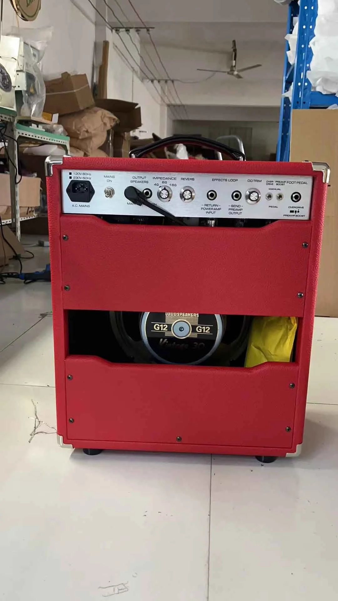 Custom Grand Overdrive Special Reverb Amplifier ODS Combo 20W Valve Guitar Amp JJ 2 x EL84; 3 x 12ax7 Tubes with Loop
Custom Grand Overdrive Special Reverb Amplifier ODS Combo 20W Valve Guitar Amp JJ 2 x EL84; 3 x 12ax7 Tubes with Loop