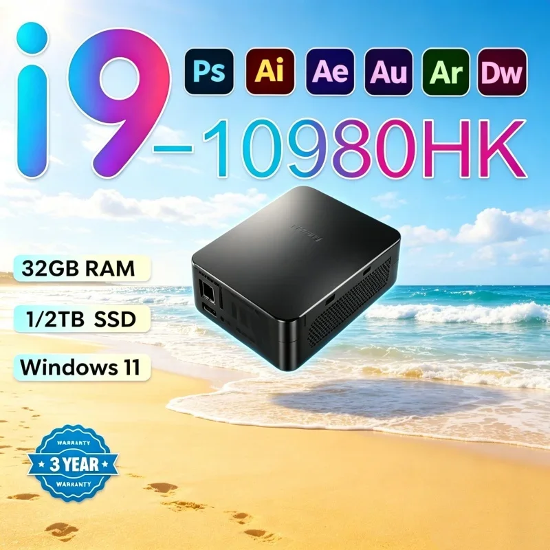 2026 Micaceous Falcon MINI PC Equipped With Windows 11 Pro Core I9 10980HK RAM 1TB SSD WIFI 6 BT5.2 4K HD Uncomplex
2026 Micaceous Falcon MINI PC Equipped With Windows 11 Pro Core I9 10980HK RAM 1TB SSD WIFI 6 BT5.2 4K HD Uncomplex