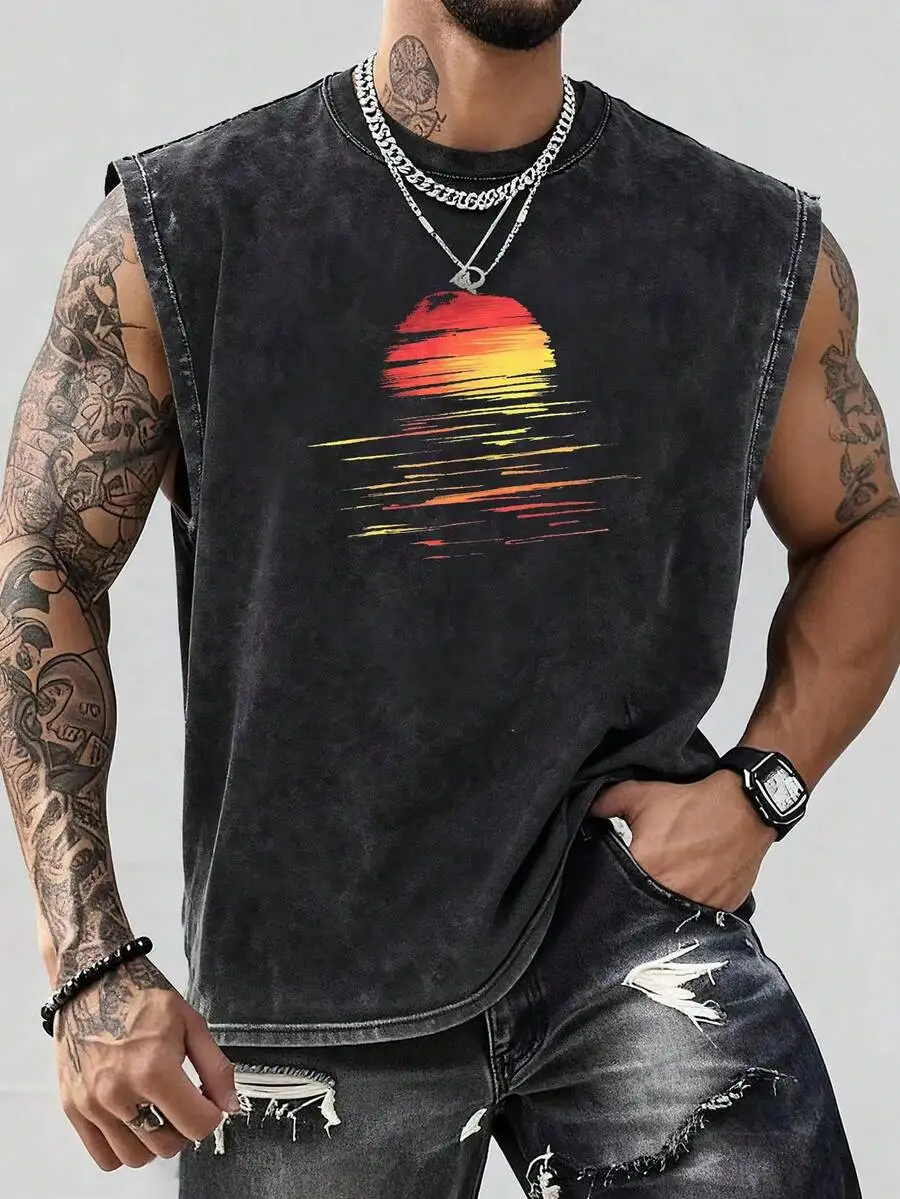 Mens Printed Crew Neck Short Sleeve T-Shirt And Drawstring Shorts Casual Set
Mens Printed Crew Neck Short Sleeve T-Shirt And Drawstring Shorts Casual Set