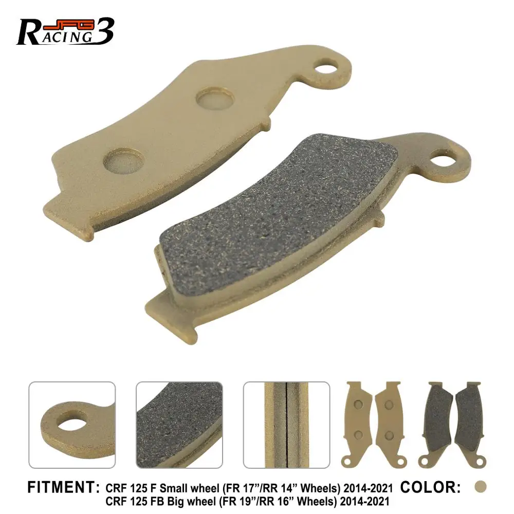 Front Brake Pads Motorcycles Accessories Pad Brake Disks For Honda CRF 125 F CRF125 FB Big Small Wheel 2014-2021 Motocross Parts
Front Brake Pads Motorcycles Accessories Pad Brake Disks For Honda CRF 125 F CRF125 FB Big Small Wheel 2014-2021 Motocross Parts