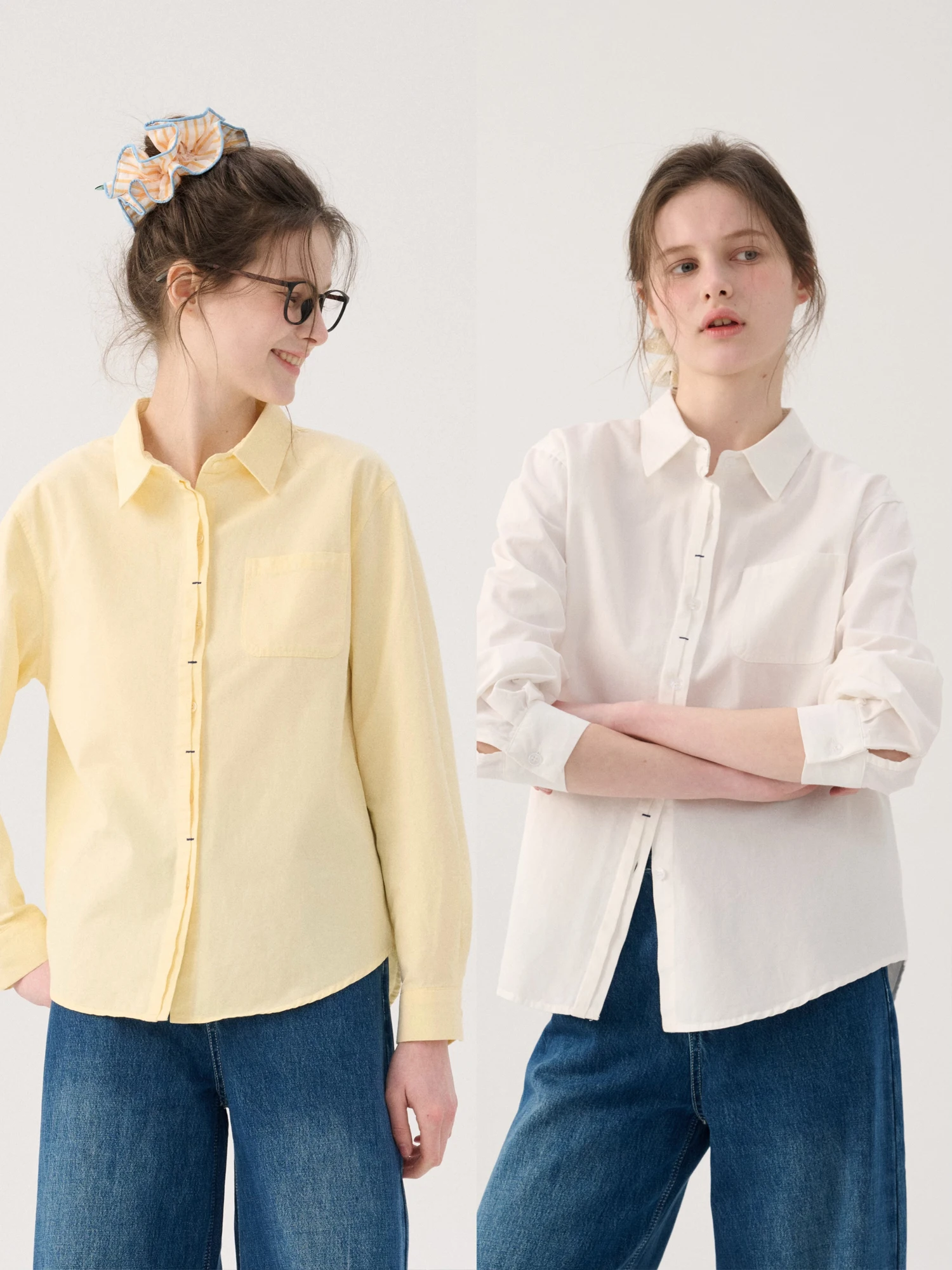 Sullenger Pure Cotton Long Sve irt Women's Spring Season Two Color Collar Stand up Casual Faion Breathable Comfortable
Sullenger Pure Cotton Long Sve irt Women's Spring Season Two Color Collar Stand up Casual Faion Breathable Comfortable