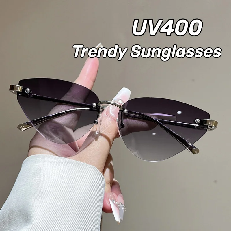 2026 New Trend Frameless Triangle Sunglasses Luxurious Versatile and Unique Women's UV-Protective UV400 Shades Eyewear
2026 New Trend Frameless Triangle Sunglasses Luxurious Versatile and Unique Women's UV-Protective UV400 Shades Eyewear