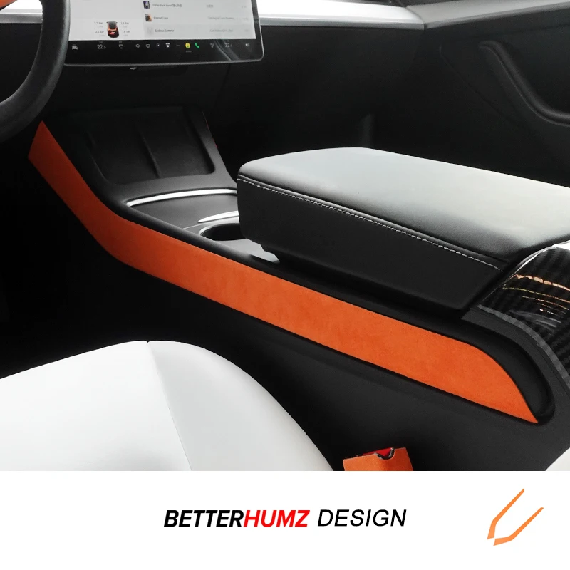 For Tesla Model 3 2018-2023 Model Y 2019-2024 Made of Alcantara Center Console Side Trim Strips Sticker Car Interior Accessories
For Tesla Model 3 2018-2023 Model Y 2019-2024 Made of Alcantara Center Console Side Trim Strips Sticker Car Interior Accessories
