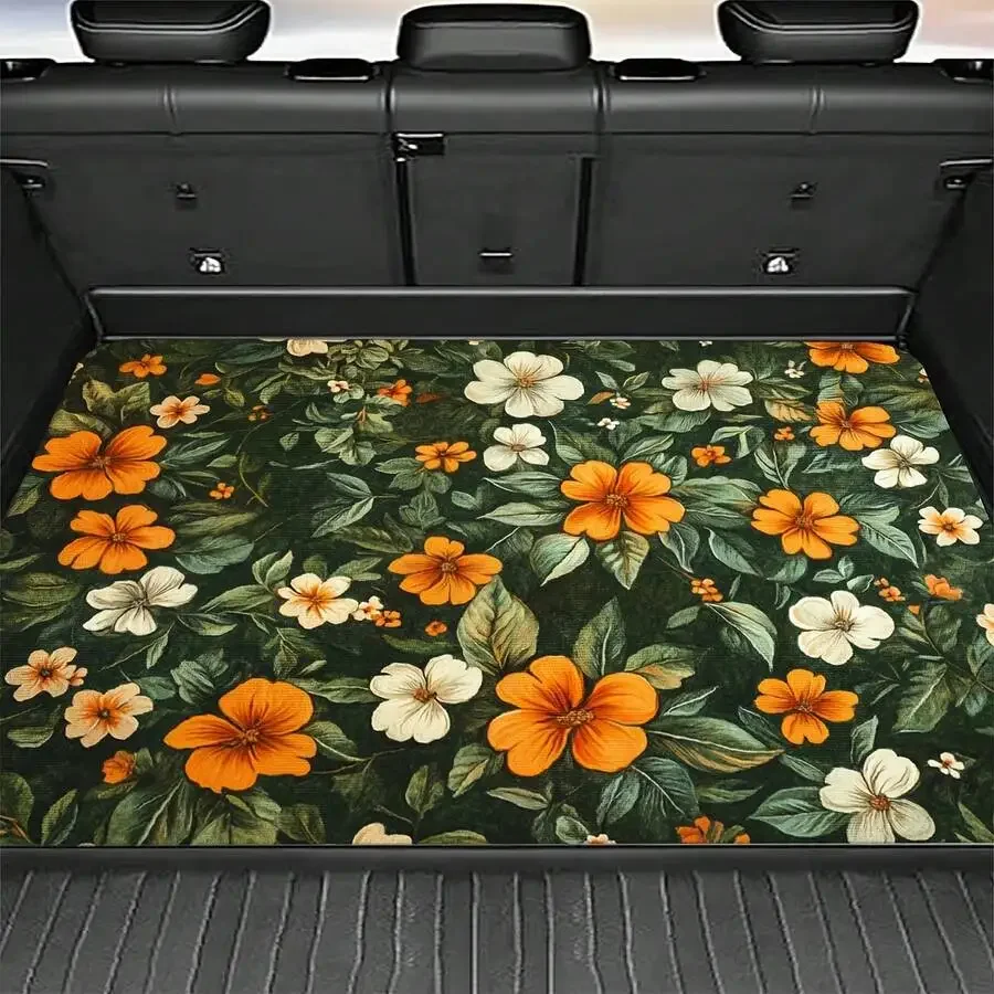 Universal Car Trunk Mat Polyester Floral Print Cargo Liner Durable Storage Mat
Universal Car Trunk Mat Polyester Floral Print Cargo Liner Durable Storage Mat