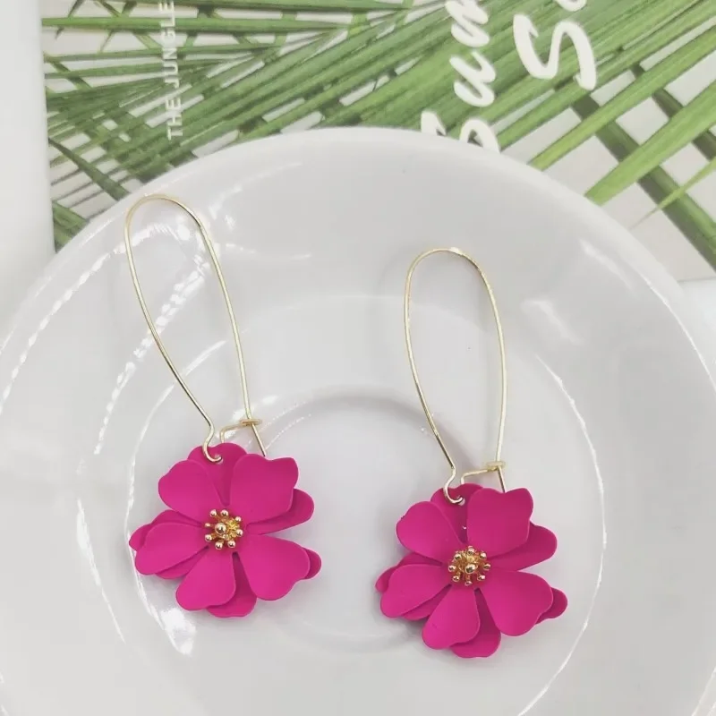 Vintage Exaggerated Enamel Floral Earrings For Women Holiday Party Gift Fashion Jewelry Ear Accessories E337
Vintage Exaggerated Enamel Floral Earrings For Women Holiday Party Gift Fashion Jewelry Ear Accessories E337