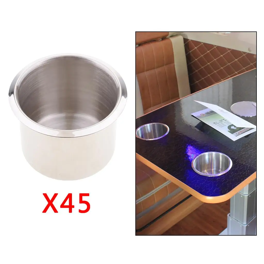 45Pcs Polished Metal Universal Cup Drink Holder for Boat RV Truck Trailer
45Pcs Polished Metal Universal Cup Drink Holder for Boat RV Truck Trailer