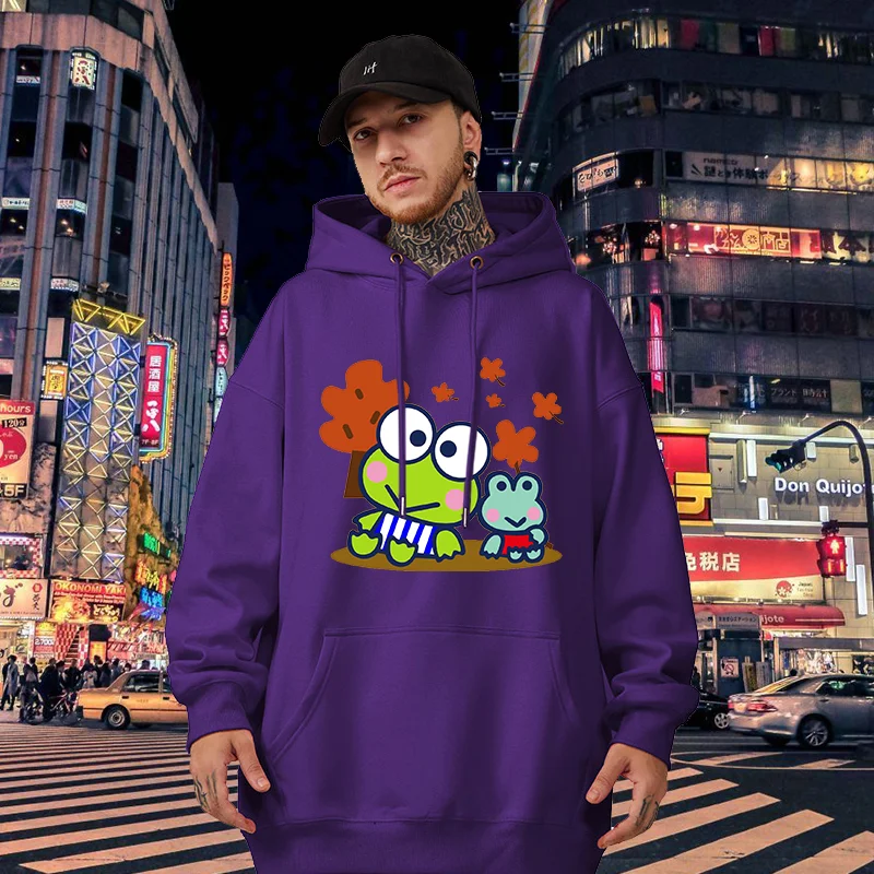 Sanrio Keroppi Men Women Hoodies Casual Hip Hop Streetwear Long Sleeves Sweatshirts Boys Girls Autumn Tops Coats Sanrio Keroppi
Sanrio Keroppi Men Women Hoodies Casual Hip Hop Streetwear Long Sleeves Sweatshirts Boys Girls Autumn Tops Coats Sanrio Keroppi