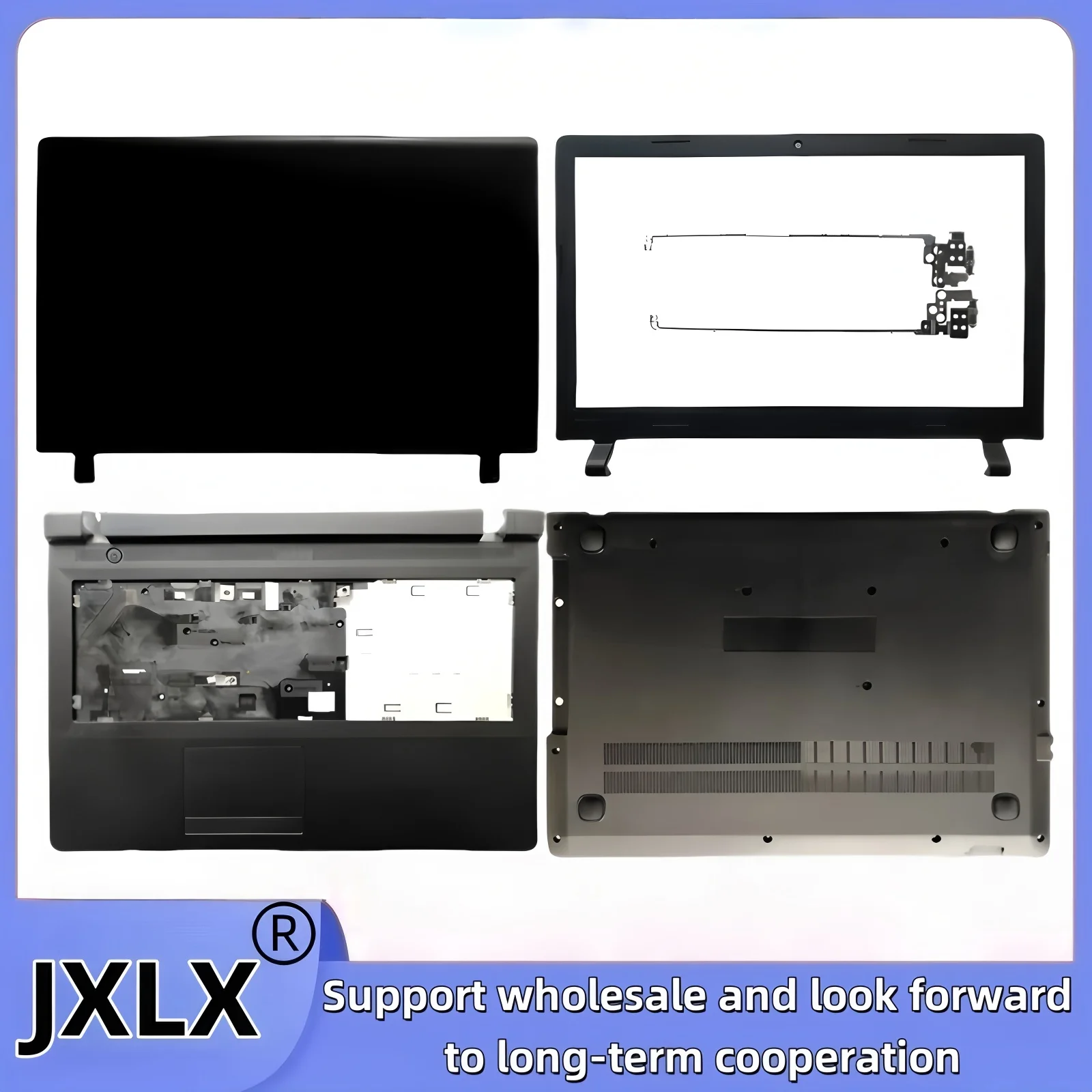 JXLX® New For Lenovo Ideapad 100-15 B50-10 100-15IBY LCD Back Cover/LCD Bezel Cover/Palmrest Cover/Bottom Cover/Hinges
JXLX® New For Lenovo Ideapad 100-15 B50-10 100-15IBY LCD Back Cover/LCD Bezel Cover/Palmrest Cover/Bottom Cover/Hinges