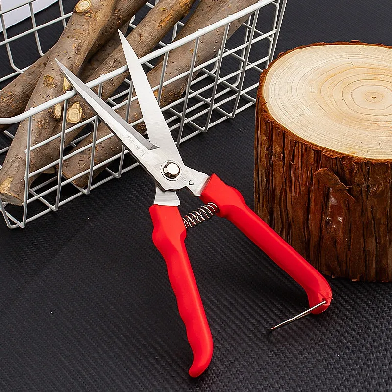 Stainless Steel Pruning Shears Fruit Picking Scissors Garden Branch Cutter
Stainless Steel Pruning Shears Fruit Picking Scissors Garden Branch Cutter