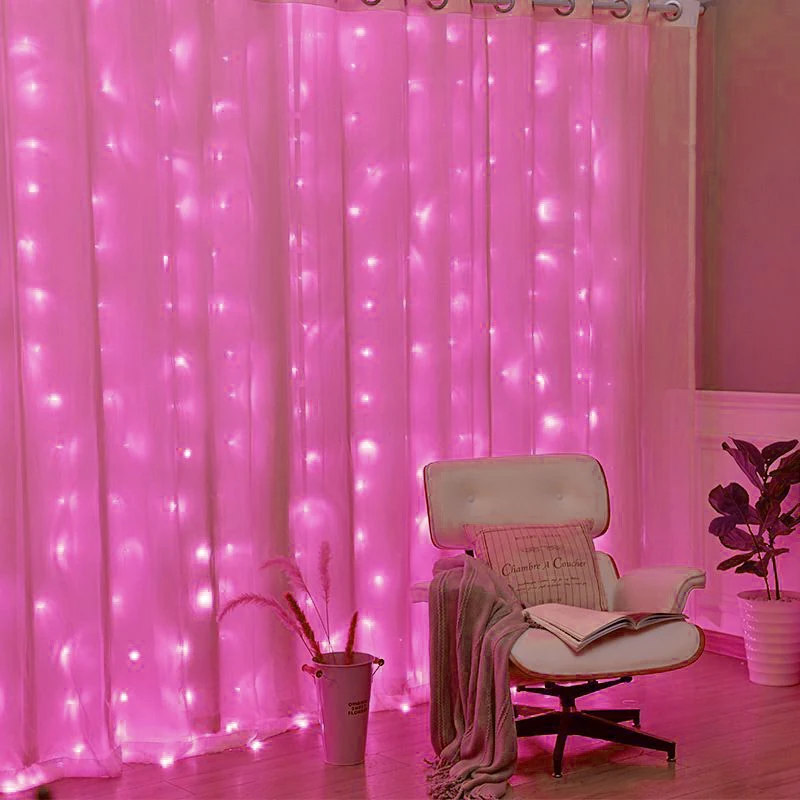 LED Curtain Lights with Remote - 8 Modes USB-Powered Fairy Lights for Bedroom Windows, New Year & Eid Decor
LED Curtain Lights with Remote - 8 Modes USB-Powered Fairy Lights for Bedroom Windows, New Year & Eid Decor