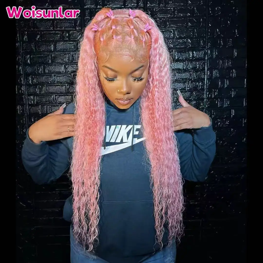 36 inches 200% Light pink Front Lace wigs human hair 13x4 Transparent Lace Jerry curly Black Women Natural 100% Human hair
36 inches 200% Light pink Front Lace wigs human hair 13x4 Transparent Lace Jerry curly Black Women Natural 100% Human hair