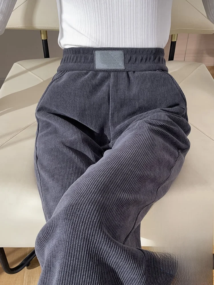 plus Size Slimming Wide Leg Pants Narrow Style Fleece Lined Loose Straight Thickened Casual Trousers for Women Autumn Winter
plus Size Slimming Wide Leg Pants Narrow Style Fleece Lined Loose Straight Thickened Casual Trousers for Women Autumn Winter