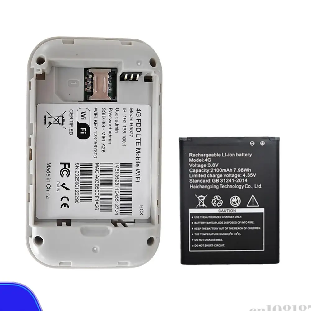 4G Pocket WiFi Router Portable Mobile Hotspot with SIM Card Slot Wireless Modem Wide Coverage 4G Wireless Router
4G Pocket WiFi Router Portable Mobile Hotspot with SIM Card Slot Wireless Modem Wide Coverage 4G Wireless Router