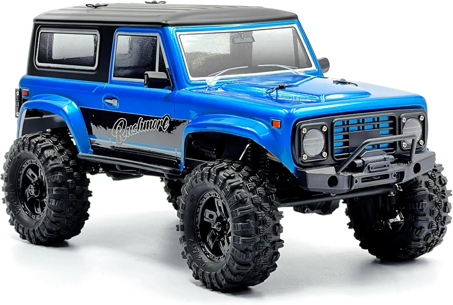 1/18 Scale RC Truck Crawler with Brushless Motor, Portal Axles & Metal Gears - Off-Road Ready-to-Run, Metallic Cyan
1/18 Scale RC Truck Crawler with Brushless Motor, Portal Axles & Metal Gears - Off-Road Ready-to-Run, Metallic Cyan