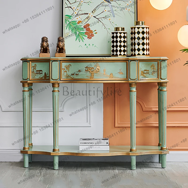 Nordic Beauty Console Table Trendy Storage Drawer Design Console Table Entrance Hall Luxury Wohnzimmer Tisch Furniture
Nordic Beauty Console Table Trendy Storage Drawer Design Console Table Entrance Hall Luxury Wohnzimmer Tisch Furniture