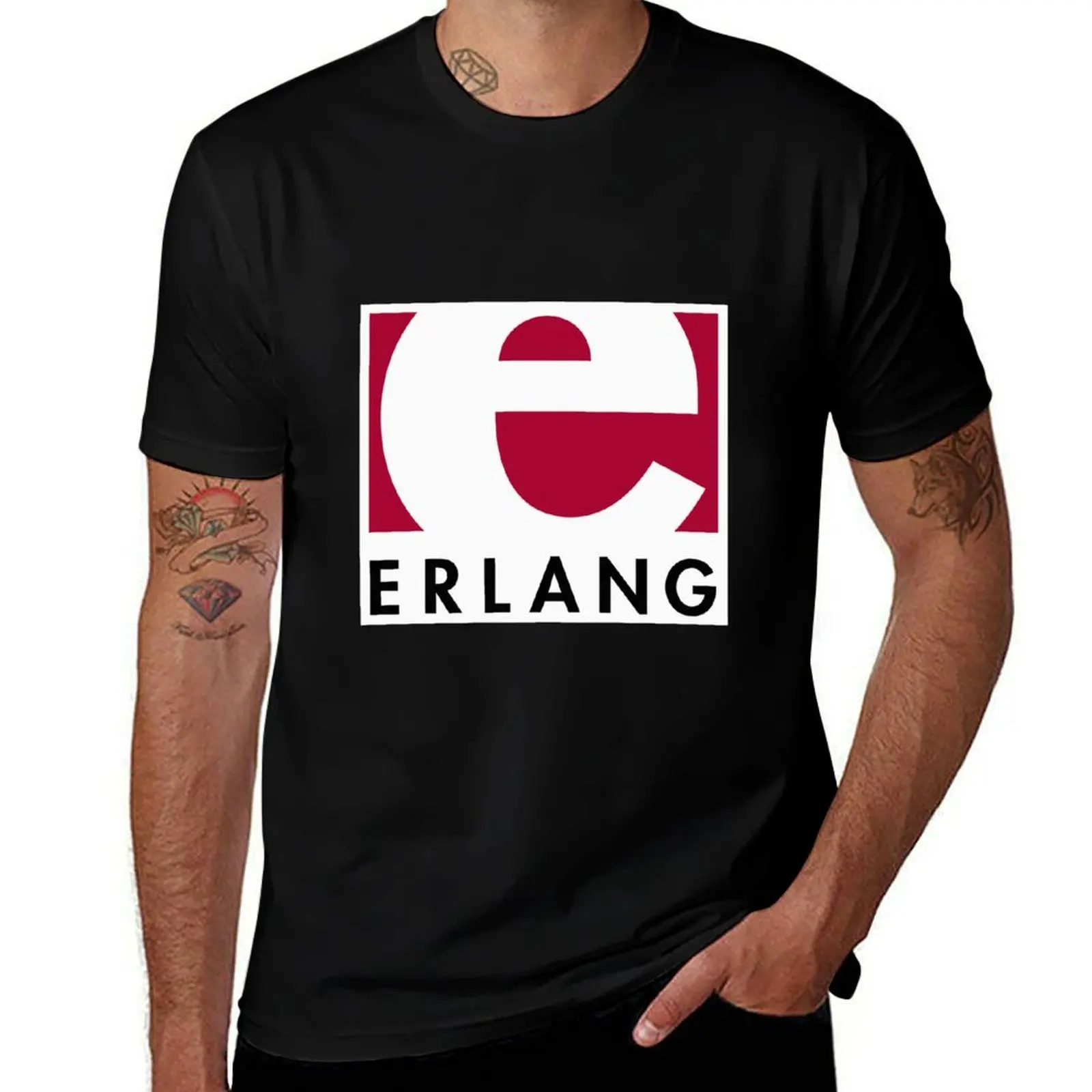 Erlang programming language logo T-Shirt oversized graphic tee tops funny gifts street wear plain black t shirts men
Erlang programming language logo T-Shirt oversized graphic tee tops funny gifts street wear plain black t shirts men