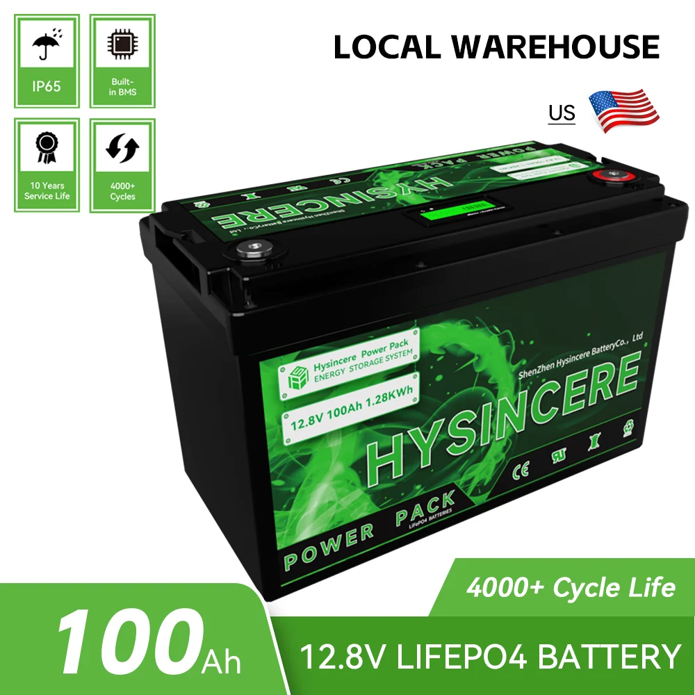 LiFePo4 Battery 12V 100AH Pack Lithium Iron Phosphate Batteries Built-in BMS for Solar Boat Forklift Home Energy Storage Cells
LiFePo4 Battery 12V 100AH Pack Lithium Iron Phosphate Batteries Built-in BMS for Solar Boat Forklift Home Energy Storage Cells
