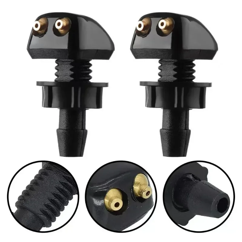 Dual Holes Windshield Washer Nozzle Car Wiper Spray Jet Fits Most Car Models Water Cleaning Tool
Dual Holes Windshield Washer Nozzle Car Wiper Spray Jet Fits Most Car Models Water Cleaning Tool