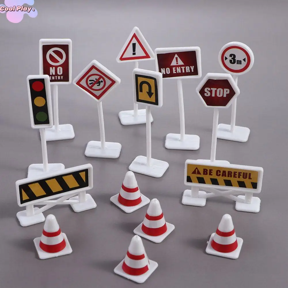 15Pcs/Set Safety Education Traffic Signs Mini Traffic Signs Model Toy Road Block City Traffic Plastics Puzzle Toy for Kids
15Pcs/Set Safety Education Traffic Signs Mini Traffic Signs Model Toy Road Block City Traffic Plastics Puzzle Toy for Kids