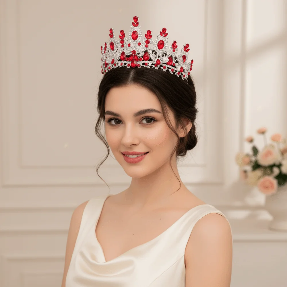 Beaded Headpiece Handmade Bridal Tiara Luxurious Exquisite Crystal Crown Vintage Sparkling Baroque Headpiece Birthday Party
Beaded Headpiece Handmade Bridal Tiara Luxurious Exquisite Crystal Crown Vintage Sparkling Baroque Headpiece Birthday Party