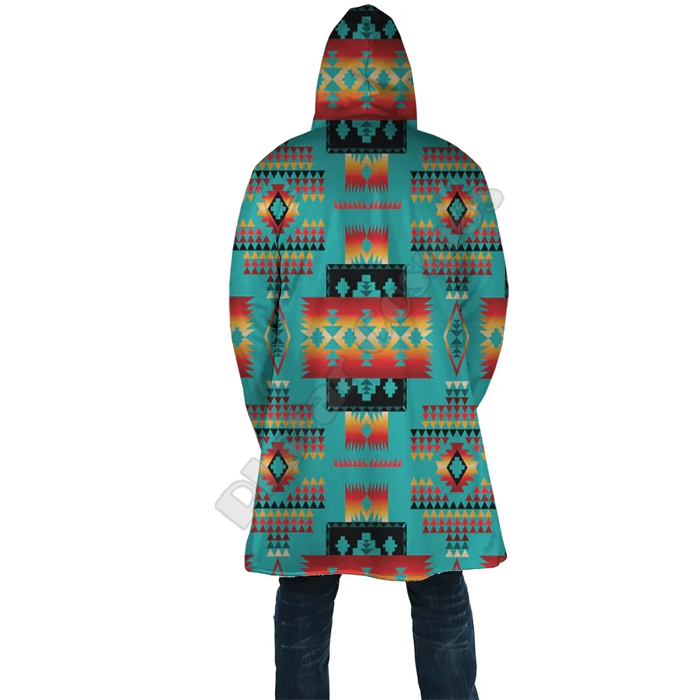 Blue Native Tribes Pattern Native American Cloak 3D Printed Winter Hooded Cloaks Fleece Wind Breaker Unisex Warm Overcoat
Blue Native Tribes Pattern Native American Cloak 3D Printed Winter Hooded Cloaks Fleece Wind Breaker Unisex Warm Overcoat