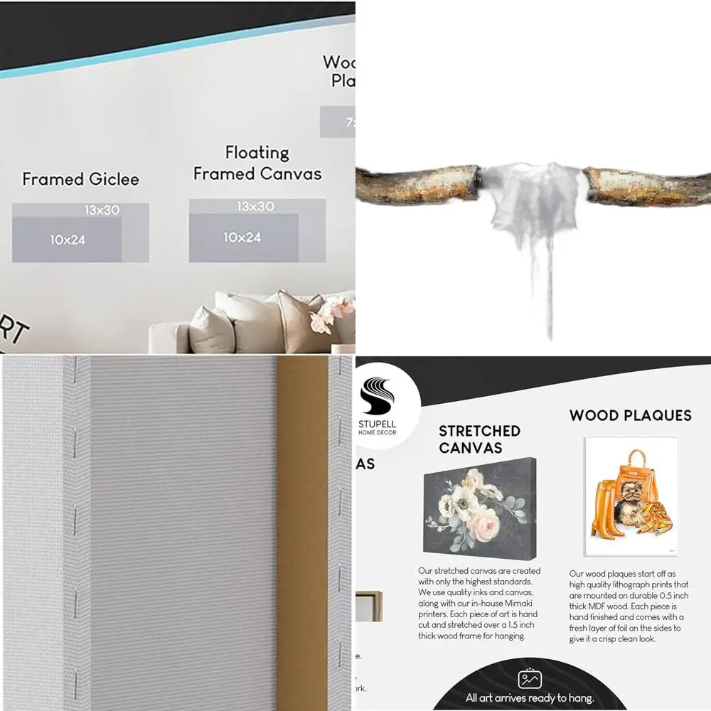 Black and Brown Shadow Bull Horns Artwork by Third Wall Art, 20x48 Canvas
Black and Brown Shadow Bull Horns Artwork by Third Wall Art, 20x48 Canvas